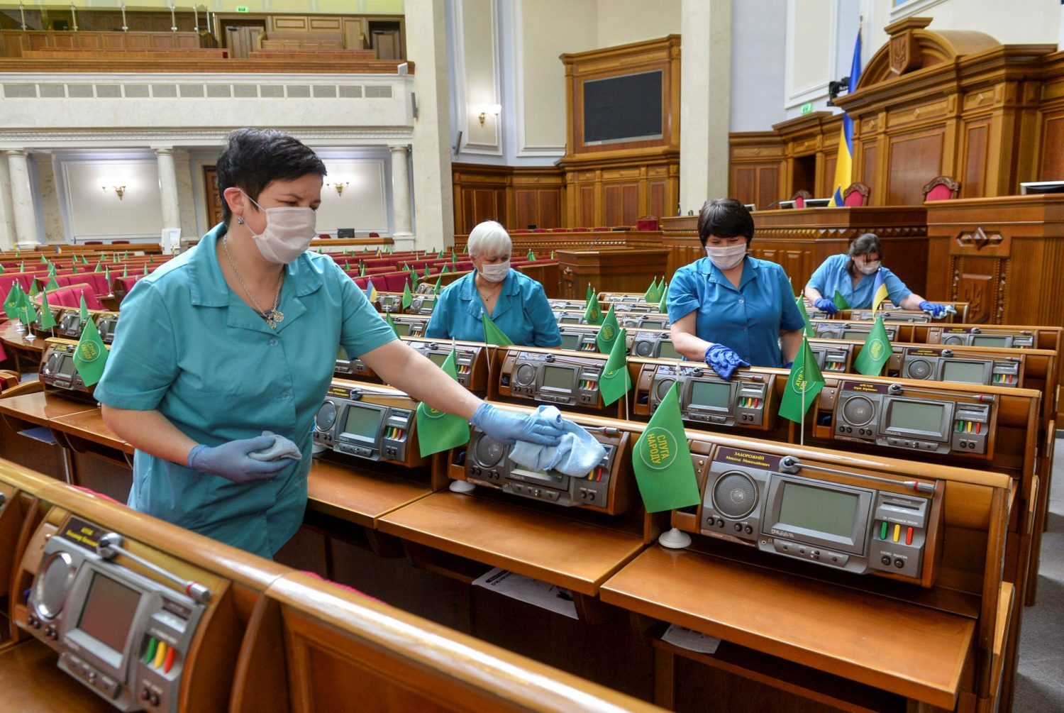 covid ukraine parliament